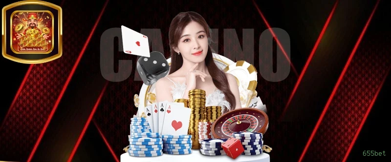 Imagem promocional do login da 655bet